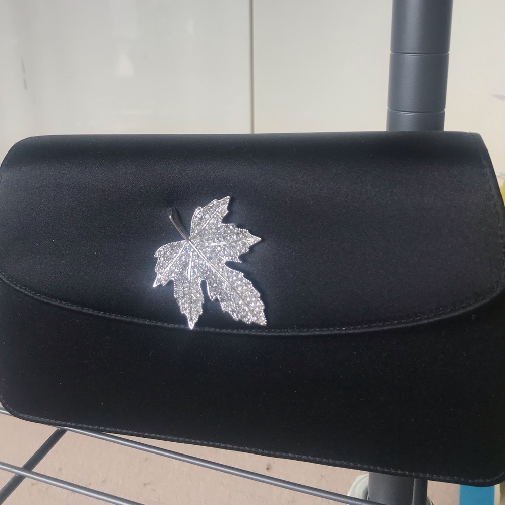 Kenneth Jay Lane Black Clutch